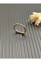 David Yurman Petite Helena Wrap-Band-Ring-18K Gult Gull med Diamanter 4mm