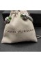 David Yurman Women ' s Classic Cablespira Cuff Armbånd i Sterling Sølv med Lys Grønne Diamanter 7mm