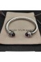 David Yurman Women ' s Classic Cablespira Cuff Armbånd i Sterling Sølv med Lilla Diamanter 7mm