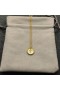 David Yurman Kvinne Opprinnelige Sjarm Halskjede 18K Gult Gull med Diamant Y