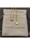 David Yurman Kvinne Opprinnelige Sjarm Halskjede 18K Gult Gull med Diamant Y