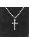 David Yurman Menn Kabel Kryss Anheng i Sterling Sølv 35mm