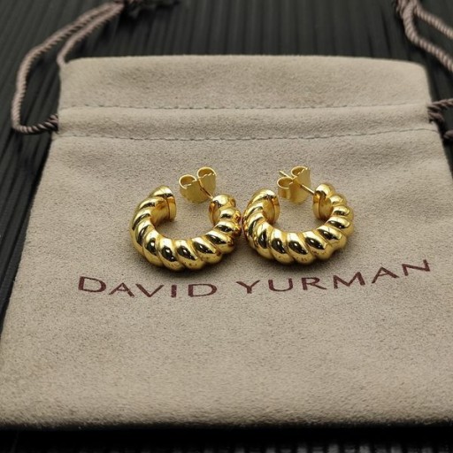 Kolczyki z drutu David Yurman 20,5x20 mm z Żółtego złota