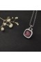 Damska zawieszenie David Yurman "Albion" ze srebra z ametyst i diament 15 mm