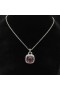 Damska zawieszenie David Yurman "Albion" ze srebra z ametyst i diament 15 mm