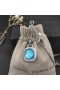 Damska zawieszenie David Yurman "Albion" ze srebra z Niebieskim Topaz i diament 15 mm