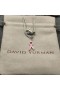 David Yurman Bielizna Kolekcjonerskiej Naszyjnik z Taśmą Wisiorek ze Srebra z Różową Emalią 24,4 mm
