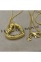 David Юрман Kobieta Amulet w kształcie Serca z Żółtego Złota 18 Karat 11 mm