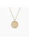 Kobiecy Naszyjnik David Yurman Initial Charm z Żółtego złota 18 Karat diament B