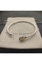 David Yurman Kobieta bransoletka Petite Chatelaine ze Srebra z Żółtymi Diamentami 3 mm