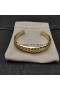 Kobieta Rzeźby Bransoletka mankiet David Yurman z Żółtego Złota 18 Karat 12,9 mm