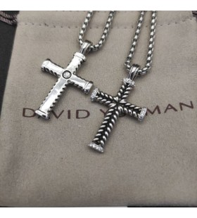David Юрман Zawieszenie z Шевронным Krzyż ze Srebra z Brylantami Sprzedawane 33 mm
