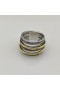 David Yurman Crossover Inel Argint cu Aur Galben 18K 17.8 mm