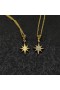 David Yurman North Star Amuleta Aur Galben 18K cu Diamante 15mm