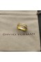 David Yurman Pavé Crossover 18K Inel de Aur Galben cu Diamante 11mm