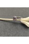 David Yurman Petite Chatelaine Pavé Bezel Inel Argint cu Ametist si Diamante 7mm