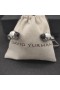 David Yurman Femei Cablu Clasic Manșetă Brățară din Argint cu Ametist și Diamante 7mm