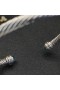 David Yurman Femei Cablu Clasic Manșetă Brățară din Argint cu Diamante Albastre 5mm