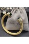 David Yurman Femei Clasic Cablespira Manșetă Brățară de 18K Aur Galben cu Verde Inchis Diamante 7mm