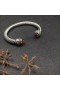 David Yurman Femei Clasic Cablespira Manșetă Brățară din Argint cu Șampanie Diamante 7mm