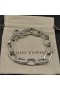David Yurman Femei Madison Brățară de Lanț de Argint cu Diamante 11mm