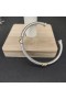 David Yurman Femei Petite Helena Cablu Clasic Stația de Manșetă Brățară din Argint cu 14K Aur Galben 4mm