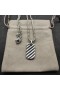David Yurman Femei Petite Sculptat Cablu Tag Amuleta din Argint 10mm