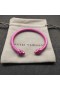 David Yurman Femei Renaissance Cablu Clasic Manșetă Brățară Roz de Aluminiu de 5mm