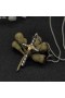 David Yurman Femei X Colier Pandantiv Cruce din Argint cu 14K Aur Galben de 31,7 mm