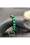 David Yurman Bărbați Spirituală Margele Brățară din Argint cu Onix Verde 8mm