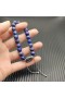David Yurman Bărbați Spirituală Margele Bratara Argint cu Lapis 8mm