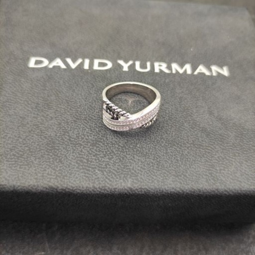 David Yurman Lemniscate Dvojlôžková Diamond Crossover Krúžok