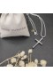 David Yurman Kábel Cross Prívesok Mincový Striebro 35mm
