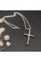 David Yurman Kábel Cross Prívesok Mincový Striebro 35mm