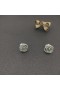 David Yurman Ženy Stud 7mm Hlavné Kamenné Námestie Diamond Náušnice Zelený Diamant
