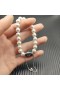 David Yurman Žien Bijoux Duchovné Korálky Náramok Perly a Rýdze Striebro 8mm