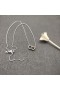 David Yurman Žien Kábel Zberateľstvo Spriahnuté Srdce Prívesok Náhrdelník Rýdzeho Striebra s 18K Žlté Zlato 16.4 mm