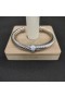 David Yurman dámske Klasické Káblové Stanice Putá Náramok Rýdzeho Striebra s Pavé Diamanty 7mm