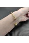 David Yurman Žien Helena Cablespira Putá Náramok 18K Žltého Zlata s Diamantmi 4 mm