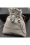 David Yurman Žien Infinity Prívesok Náhrdelník Rýdzeho striebra s Diamond 7mm