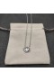 David Yurman Žien Infinity Prívesok Náhrdelník Rýdzeho striebra s Diamond 7mm