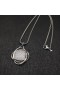 David Yurman Žien Infinity Prívesok Náhrdelník Rýdzeho striebra s Pavé Diamanty 32mm