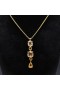 David Yurman Žien Marbella Y Prívesok 18K Žlté Zlato s Citrine a Madeira Citrine 57.8 mm