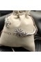 David Yurman Žien Starburst Kábel Putá Náramok Rýdzeho Striebra s Diamantmi 4 mm