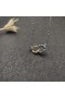 David Yurman Žien Belmont Obrubník Odkaz Prívesok Náhrdelník Rýdzeho Striebra s 18K Žlté Zlato 20 mm
