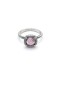 David Yurman Petite Chatelaine 파베 세팅 베젤 링 스털링 실버로 자 및 다이아몬드 7mm