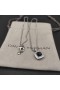 David Yurman 여자의 알비언 스털링 실버 펜던트로 블랙 오 닉스 및 다이아몬드 11mm