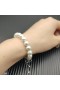 David Yurman 여성들의 영적인 보석 구슬 팔찌 진주와 스털링 실버 8mm