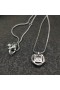 David Yurman 여성의 인피니티 스털링 실버 펜던트 목걸이와 함께 다이아몬드 파베 세팅 7mm