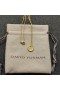 David Yurman 여자의 초기 매력 목걸이즈의 18 캐럿 옐로우 골드 다이아몬드를 가진 M